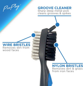 Golf Club Brush and Groove Cleaner